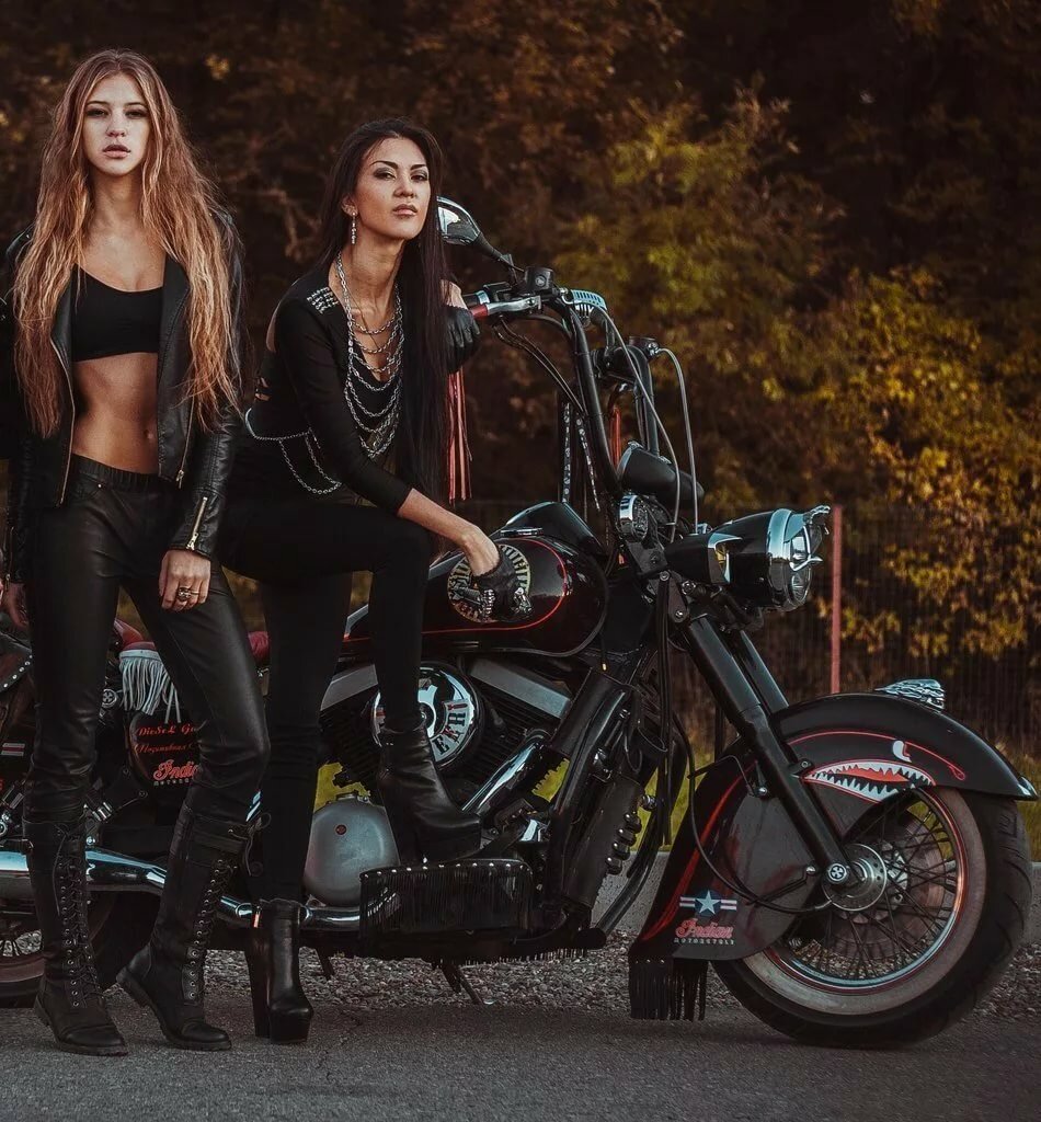 Beautiful girls and bikes in Vancouver
