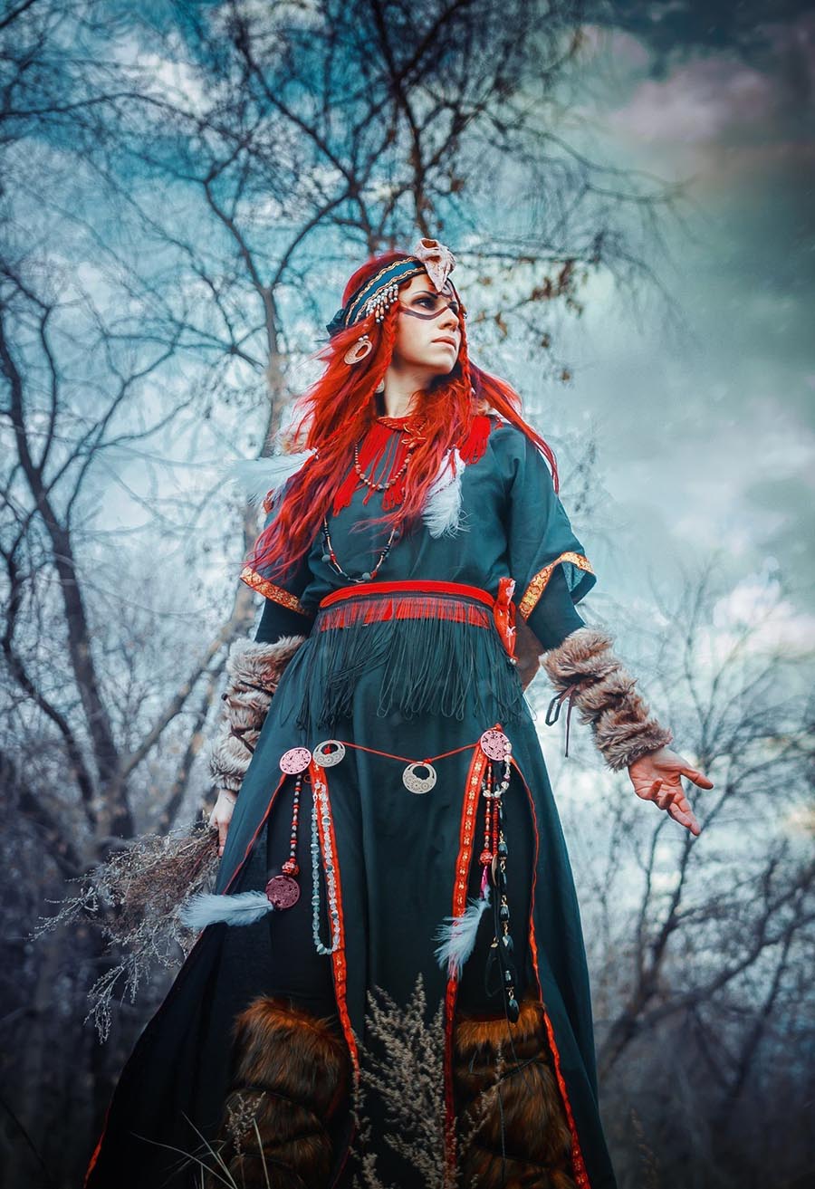 Girls in Slavic costumes underwear in Vancouver