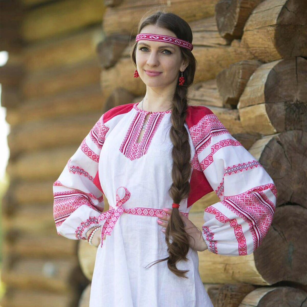 Girls in Slavic costumes in Vancouver